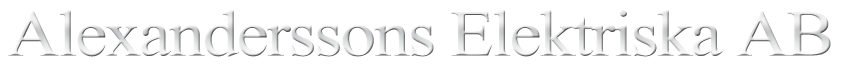 Alexanderssons Elektriska AB